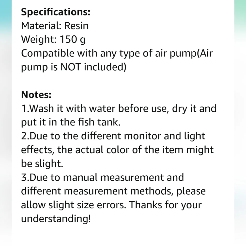 Aquarium Air Clam